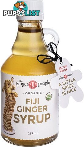 The Ginger People Fiji Ginger Syrup Organic 12x237ml - The Ginger People - 734027982703