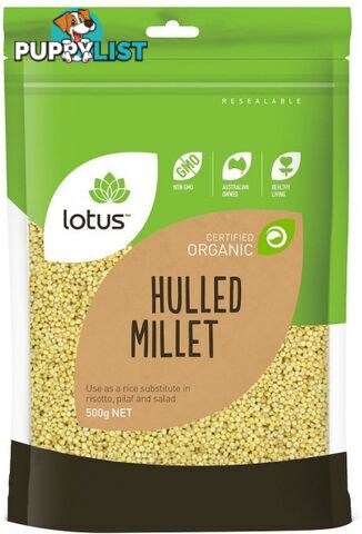 Lotus Organic Hulled Millet 500g - Lotus - 9317127638155