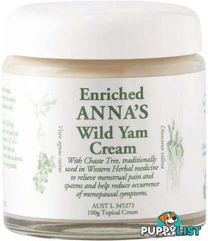 Annas Wild Yam Cream 100g - Anna's - 93460095