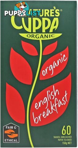 Natures Cuppa English Breakfast 60Teabags - Nature's Cuppa - 9311367000369