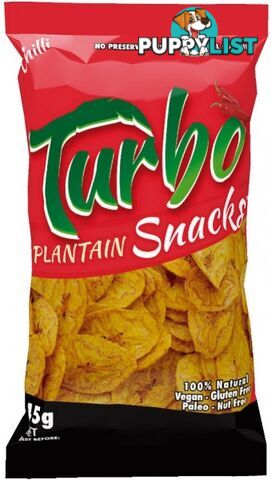 Turbo Snacks Plantain Chilli 45g - Turbo Snacks - 9350730000018