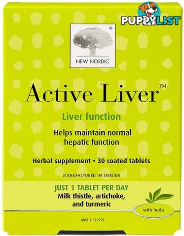 New Nordic Active Liver 30Tabs - New Nordic - 5021807617135