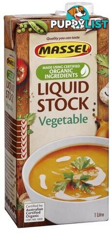 Massel Organic Liquid Vegetable Stock 1L - Massel - 810206005064