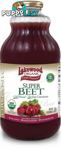 Lakewood Organic Beet Super Juice  946ml - Lakewood Pure Juices - 042608470717