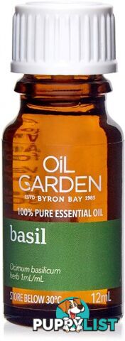 Oil Garden Basil Pure Essential Oil 12ml - Oil Garden - 9312658200321