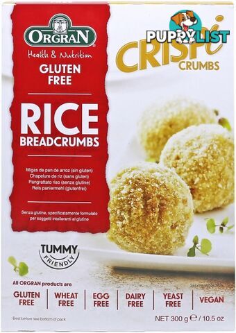 Orgran Crispi Rice Breadcrumbs 300gm - Orgran - 720516020568