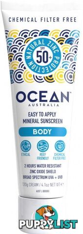 Ocean Australia Mineral Sunscreen 50+SPF Body 120g - Ocean Australia - 9347881001148