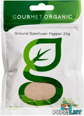 Gourmet Organic Ground Szechuan Pepper 25g Sachet x 1 - Gourmet Organic Herbs - 9332974000184