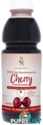 Dr Superfoods Tart Cherry Juice Concentrate 473ml - Dr Superfoods - 680569506733