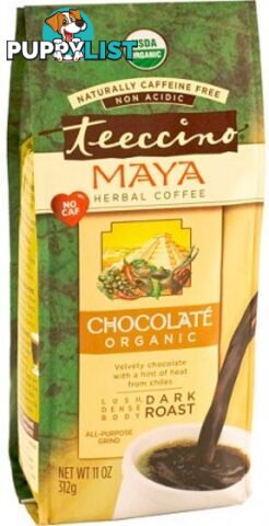 Teeccino Maca Chocolate Chicory Herbal Coffee 312g - Teeccino Caffeine Free - 795239801305