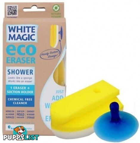 White Magic Shower Eco Eraser 15x7x4cm - White Magic - 9333544000108