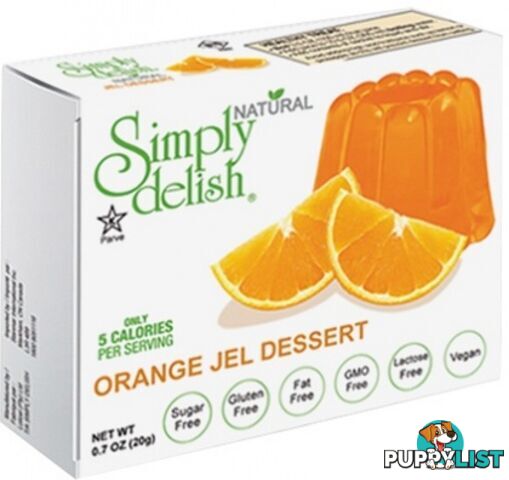 Simply Delish Orange Jelly 20g - Simply Delish - 751217901023