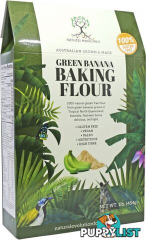 Natural Evolution Green Banana Baking Flour 454g - Natural Evolution - 0080687505647