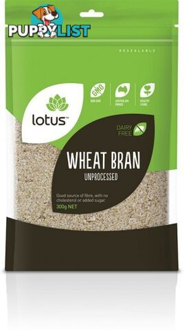 Lotus Wheat Bran Unprocessed 300g - Lotus - 9317127061267