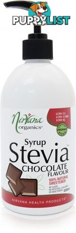 Nirvana Organics Chocolate Flavour Stevia Syrup 500ml - Nirvana Organics - 9338196001039