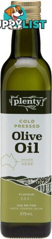 Plenty Cold Pressed Olive Oil 375ml - Plenty - 9311964003299