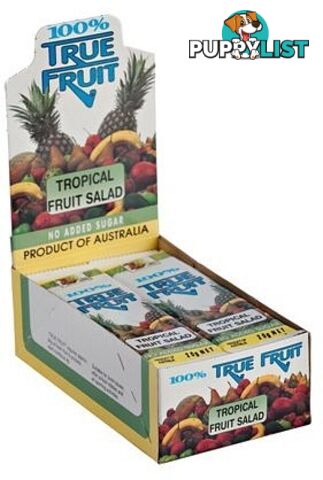 Sun Valley Fruit Strips Tropical 30 x 20g - Sun Valley 100% True Fruit - 9312331002105