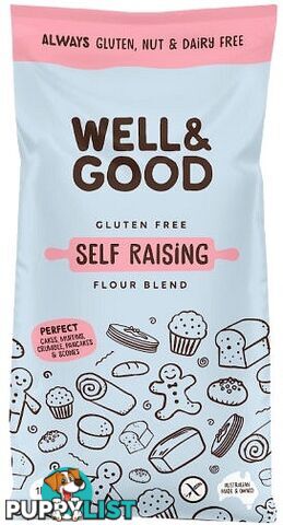 Well And Good Self Raising Flour Blend 1Kg - Well & Good - 9337096100286