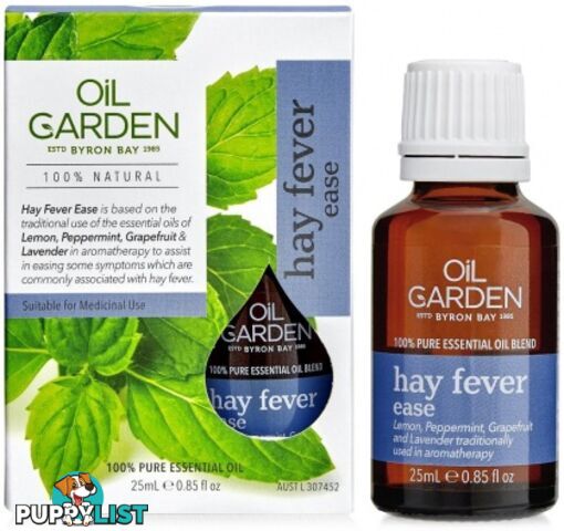 Oil Garden Medicinal Blend Hayfever 25ml - Oil Garden - 9312658913917