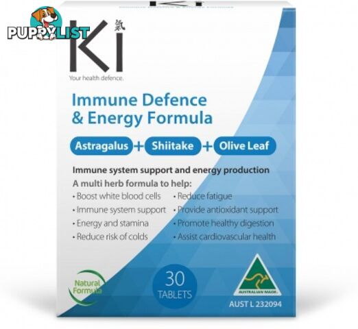 Ki Immune Defence & Energy Formula 30 tabs + Bonus 15 - Martin & Pleasance - 9328124000050