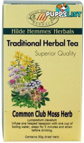 Hilde Hemmes Common Club Moss Herb 50gm - Hilde Hemmes Herbals - 9315915006070