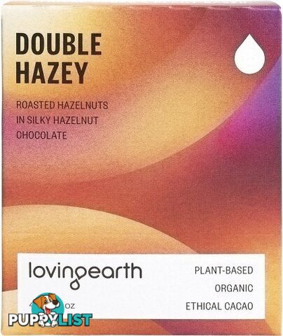 Loving Earth Double Hazey Hazelnut Chocolate 11x45g - Loving Earth - 9339709006152