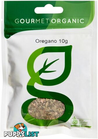 Gourmet Organic Oregano 10g Sachet x 1 - Gourmet Organic Herbs - 9332974000078