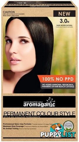 Aromaganic 3.0N  Dark Brown (Natural) - Aromaganic Hair Products - 9331636004010