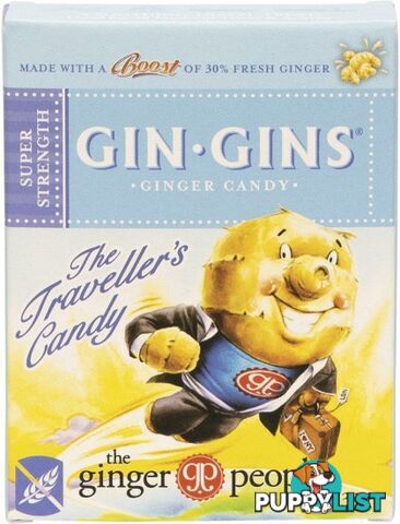 The Ginger People Gin Gins Ginger Candy Super Strength 12x31g - The Ginger People - 734027981126