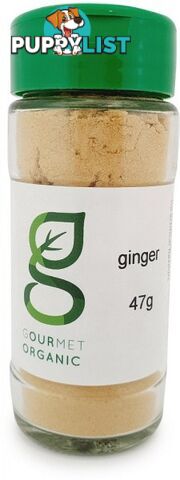 Gourmet Organic Ground Ginger Shaker 47g - Gourmet Organic Herbs - 9332974000931