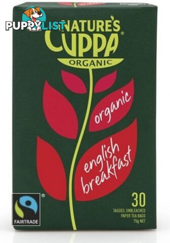 Natures Cuppa Organic English Breakfast 25 Teabags - Nature's Cuppa - 9311367000833