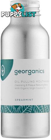 Georganics Oil Pulling Mouthwash Spearmint 100ml - Georganics - 5060480200241