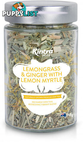 Kintra Foods Loose Leaf Lemongrass, Ginger & Lemon Myrtle 70g - Kintra Foods - 9341709000931