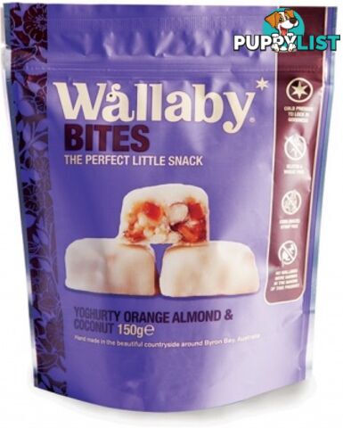 Wallaby Bites Yoghurt Orange Almond & Coconut 150g - Wallaby - 9314943000234