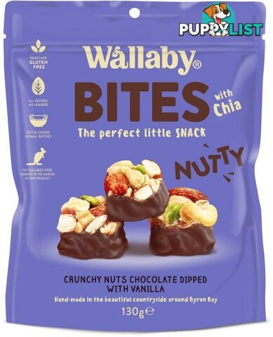 Wallaby Nutty Bites with Chia Vanilla  130g - Wallaby - 9314943000319