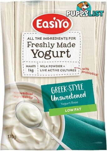 Easiyo Greek Style Unsweetened Low Fat Yogurt 170g - EasiYo Yogurt - 9416892292125