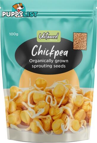 Untamed Chickpea Earth-Friendly Sprouting Seeds  100g - Untamed Health - 9325307000609