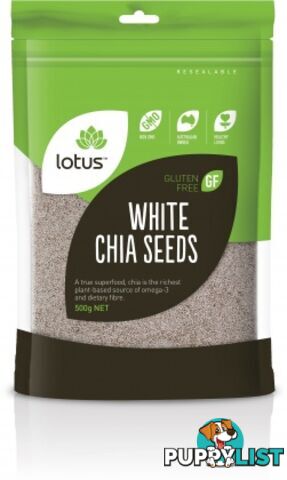 Lotus Chia Seeds White  500g - Lotus - 9317127003465