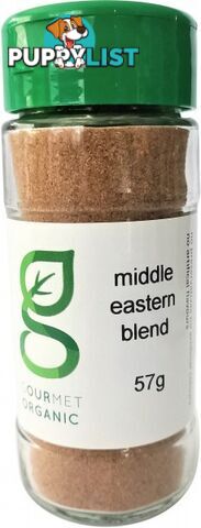 Gourmet Organic Middle Eastern Blen Shaker 57g - Gourmet Organic Herbs - 9332974003123