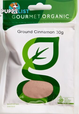 Gourmet Organic Cinnamon Ground 30g Sachet x 1 - Gourmet Organic Herbs - 9332974000283