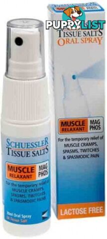 Schuessler Tissue Salts Oral Spray Mag Phos - Muscle Relaxant 30ml - Martin & Pleasance - 9324294000968