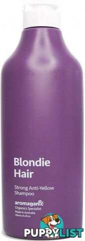 Aromaganic Blondie Hair Anti Yellow Shampoo 450ml - Aromaganic Hair Products - 9331636004348