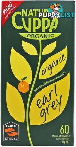 Natures Cuppa Earl Grey 60 Teabags - Nature's Cuppa - 9311367000376