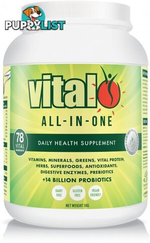 Vital All-In-One Total Daily Supplement 1Kg - Vital - 9321582006008