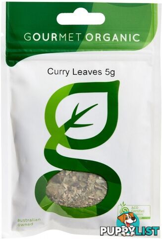 Gourmet Organic Curry Leaf 5g Sachet x 1 - Gourmet Organic Herbs - 9332974000146