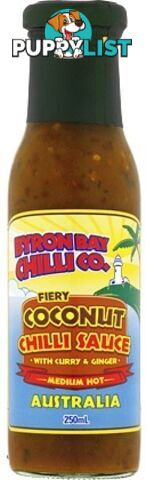 Byron Bay Chilli Fiery Coconut Chilli Sauce 250ml - Byron Bay Chilli Co - 804798000019