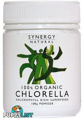 Synergy Chlorella Powder 100g Organic - Synergy - 9318690001612