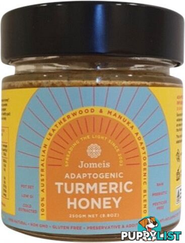 Jomeis Adaptogenic Turmeric Honey  250g - Jomeis Fine Foods - 9333725000644