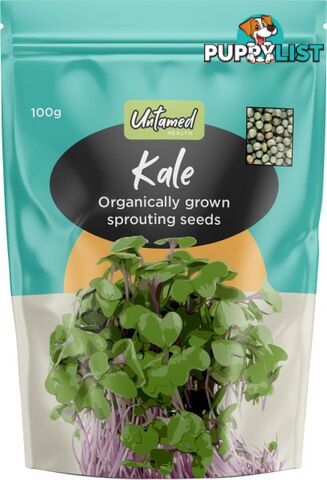 Untamed Kale Earth-Friendly Sprouting Seeds  100g - Untamed Health - 9325307000562