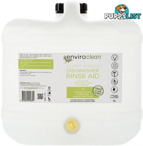 Enviro Clean Rinse Aid Concentrate 15L - Enviro Care - 9325937010351